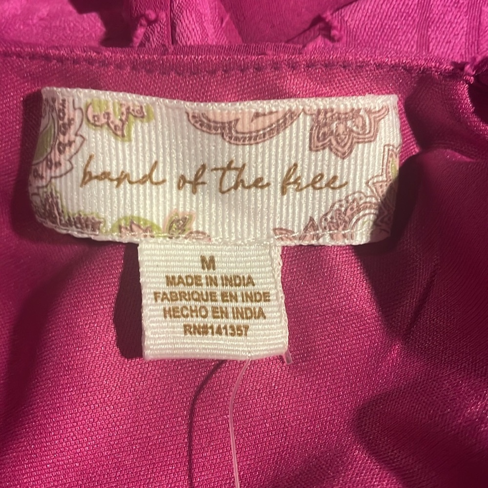 NWT Band of the Free Fuschia Flowy Dress, Sz Md 💗 - Picture 9 of 12